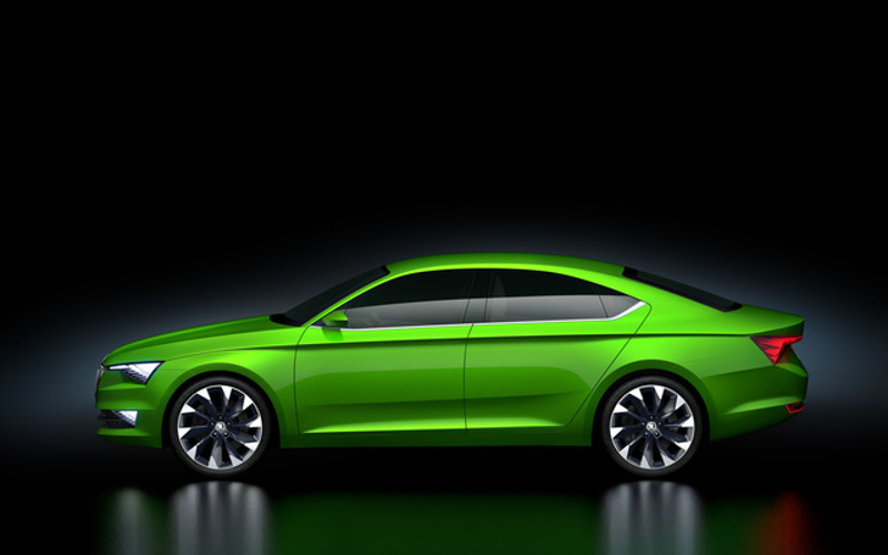 Illustration for article titled The Skoda VisionC Concept Is An Audi A7 For The Common Man